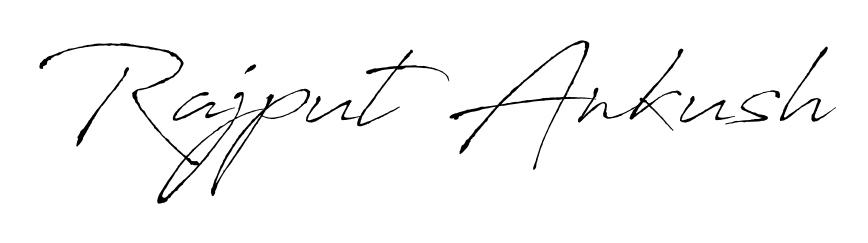 A timeless handwritten aesthetic for Rajput Ankush. The Antro_Vectra font gives your signature a handcrafted feel with natural curves. Rajput Ankush signature style 6 images and pictures png