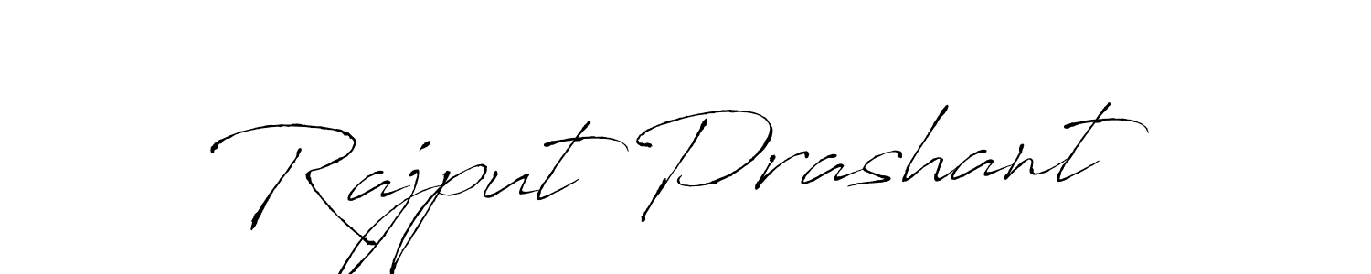 Rajput Prashant stylish signature style. Best Handwritten Sign (Antro_Vectra) for my name. Handwritten Signature Collection Ideas for my name Rajput Prashant. Rajput Prashant signature style 6 images and pictures png