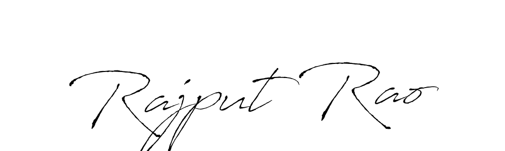 Rajput Rao stylish signature style. Best Handwritten Sign (Antro_Vectra) for my name. Handwritten Signature Collection Ideas for my name Rajput Rao. Rajput Rao signature style 6 images and pictures png