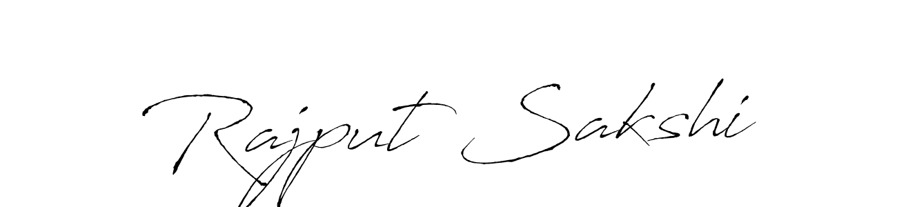 Create a beautiful signature design for name Rajput Sakshi. With this signature (Antro_Vectra) fonts, you can make a handwritten signature for free. Rajput Sakshi signature style 6 images and pictures png