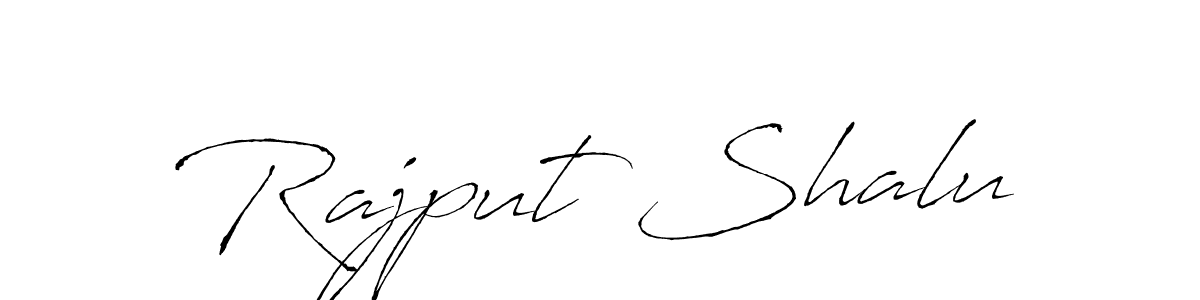 It looks lik you need a new signature style for name Rajput Shalu. Design unique handwritten (Antro_Vectra) signature with our free signature maker in just a few clicks. Rajput Shalu signature style 6 images and pictures png