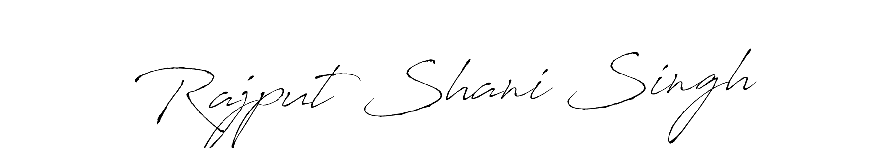 Antro_Vectra is a professional signature style that is perfect for those who want to add a touch of class to their signature. It is also a great choice for those who want to make their signature more unique. Get Rajput Shani Singh name to fancy signature for free. Rajput Shani Singh signature style 6 images and pictures png