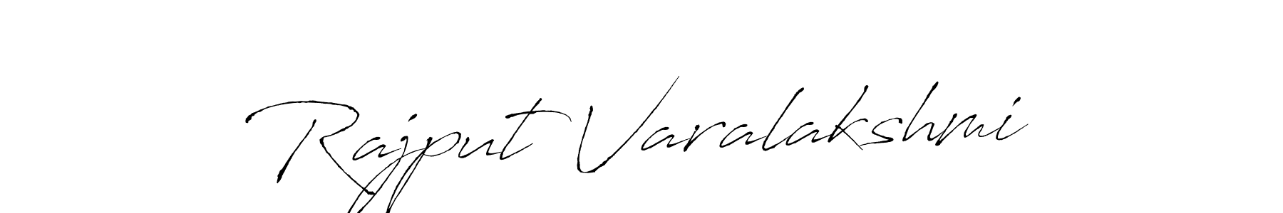 Also we have Rajput Varalakshmi name is the best signature style. Create professional handwritten signature collection using Antro_Vectra autograph style. Rajput Varalakshmi signature style 6 images and pictures png