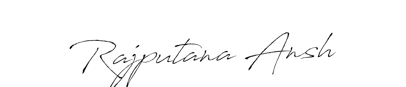 Create a beautiful signature design for name Rajputana Ansh. With this signature (Antro_Vectra) fonts, you can make a handwritten signature for free. Rajputana Ansh signature style 6 images and pictures png