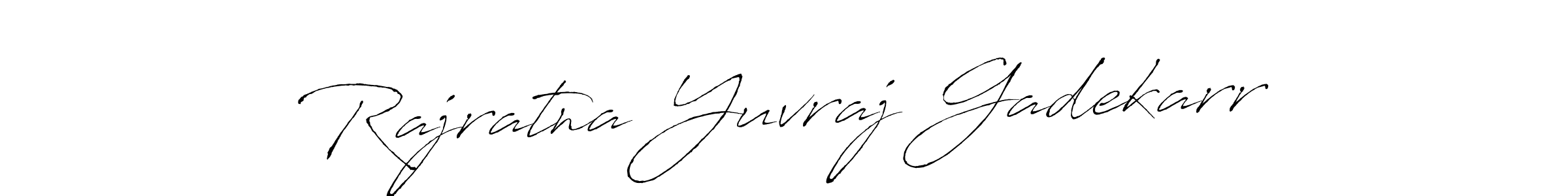 Make a beautiful signature design for name Rajratna Yuvraj Gadekarr. Use this online signature maker to create a handwritten signature for free. Rajratna Yuvraj Gadekarr signature style 6 images and pictures png