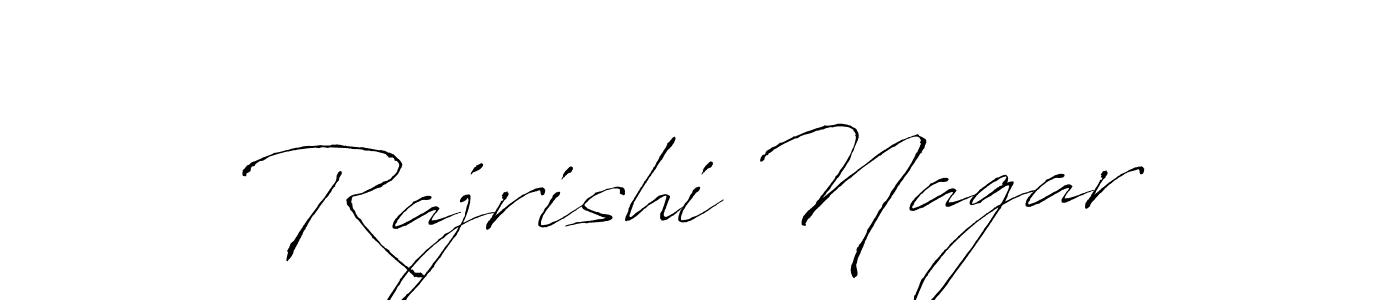 How to make Rajrishi Nagar signature? Antro_Vectra is a professional autograph style. Create handwritten signature for Rajrishi Nagar name. Rajrishi Nagar signature style 6 images and pictures png
