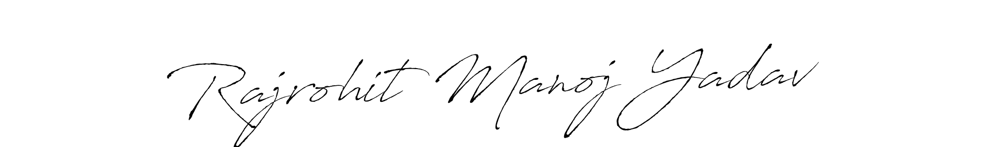 How to Draw Rajrohit Manoj Yadav signature style? Antro_Vectra is a latest design signature styles for name Rajrohit Manoj Yadav. Rajrohit Manoj Yadav signature style 6 images and pictures png