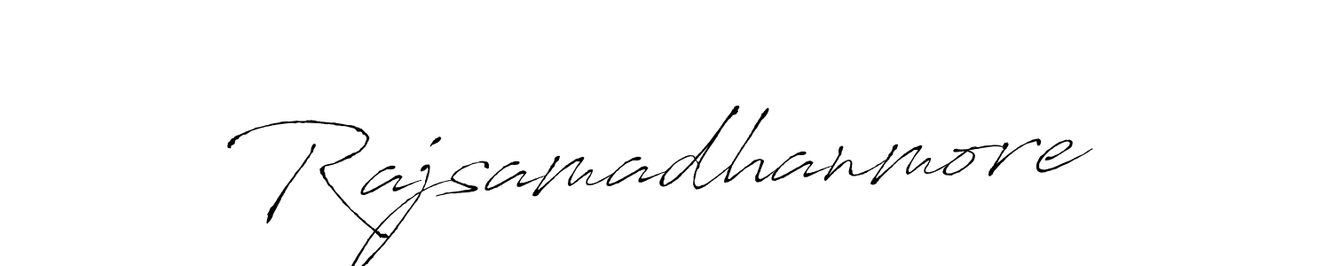 How to make Rajsamadhanmore signature? Antro_Vectra is a professional autograph style. Create handwritten signature for Rajsamadhanmore name. Rajsamadhanmore signature style 6 images and pictures png