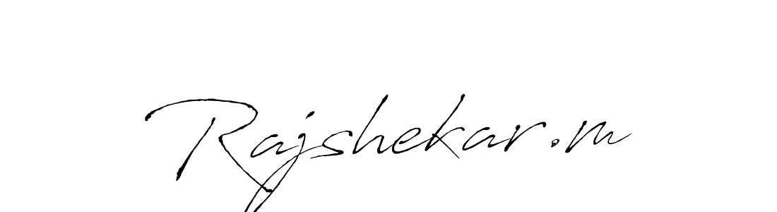 Also You can easily find your signature by using the search form. We will create Rajshekar.m name handwritten signature images for you free of cost using Antro_Vectra sign style. Rajshekar.m signature style 6 images and pictures png
