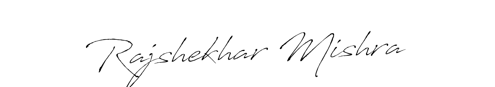 Make a beautiful signature design for name Rajshekhar Mishra. With this signature (Antro_Vectra) style, you can create a handwritten signature for free. Rajshekhar Mishra signature style 6 images and pictures png