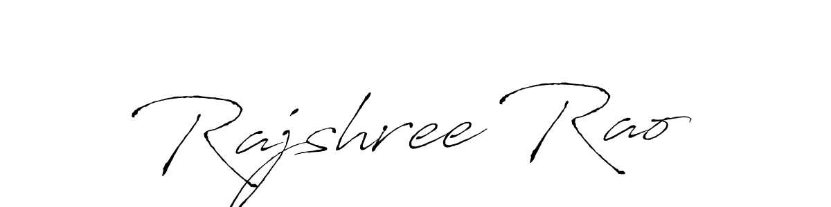 Make a beautiful signature design for name Rajshree Rao. With this signature (Antro_Vectra) style, you can create a handwritten signature for free. Rajshree Rao signature style 6 images and pictures png