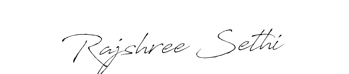 The best way (Antro_Vectra) to make a short signature is to pick only two or three words in your name. The name Rajshree Sethi include a total of six letters. For converting this name. Rajshree Sethi signature style 6 images and pictures png