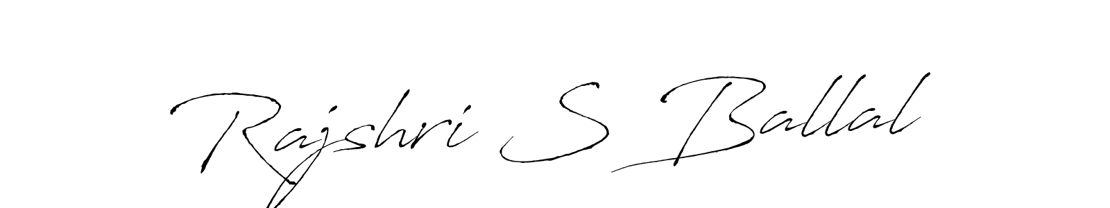 You should practise on your own different ways (Antro_Vectra) to write your name (Rajshri S Ballal) in signature. don't let someone else do it for you. Rajshri S Ballal signature style 6 images and pictures png