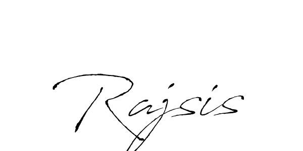 How to make Rajsis name signature. Use Antro_Vectra style for creating short signs online. This is the latest handwritten sign. Rajsis signature style 6 images and pictures png