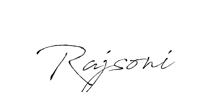 Also You can easily find your signature by using the search form. We will create Rajsoni name handwritten signature images for you free of cost using Antro_Vectra sign style. Rajsoni signature style 6 images and pictures png