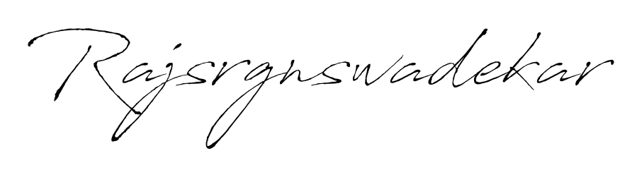 Make your name Rajsrgnswadekar memorable on every contract using Antro_Vectra autograph style. Instant transparent background export available. Rajsrgnswadekar signature style 6 images and pictures png