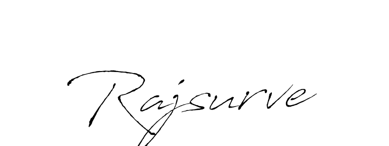 How to make Rajsurve signature? Antro_Vectra is a professional autograph style. Create handwritten signature for Rajsurve name. Rajsurve signature style 6 images and pictures png