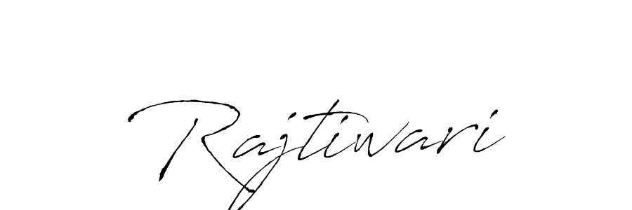 How to make Rajtiwari signature? Antro_Vectra is a professional autograph style. Create handwritten signature for Rajtiwari name. Rajtiwari signature style 6 images and pictures png