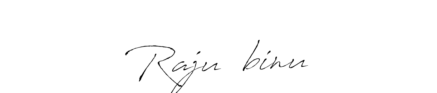 How to make Raju❤️binu name signature. Use Antro_Vectra style for creating short signs online. This is the latest handwritten sign. Raju❤️binu signature style 6 images and pictures png