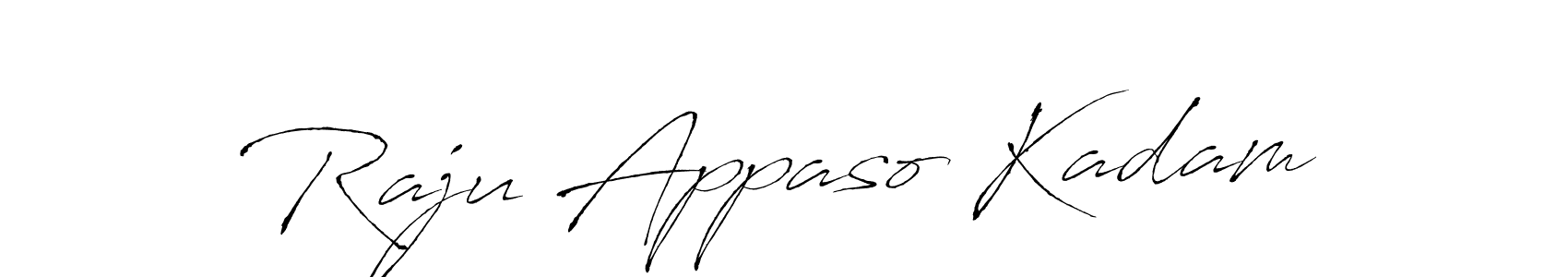 You can use this online signature creator to create a handwritten signature for the name Raju Appaso Kadam. This is the best online autograph maker. Raju Appaso Kadam signature style 6 images and pictures png