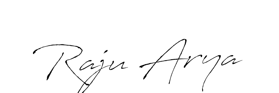 How to make Raju Arya signature? Antro_Vectra is a professional autograph style. Create handwritten signature for Raju Arya name. Raju Arya signature style 6 images and pictures png