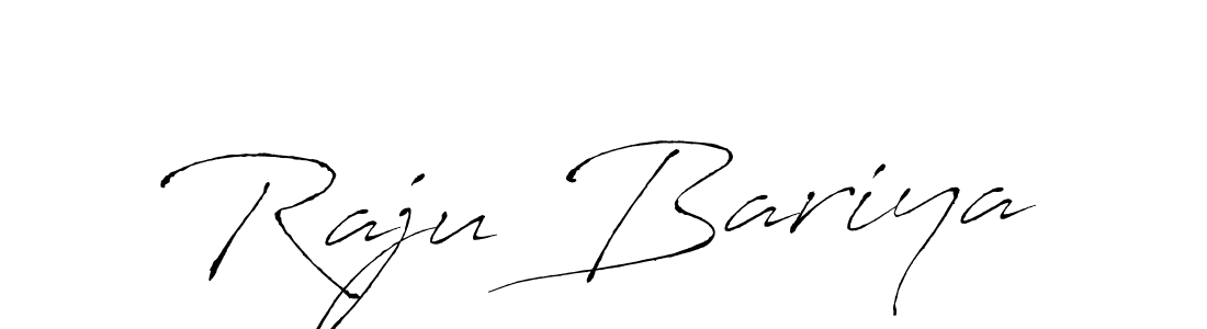 Create a beautiful signature design for name Raju Bariya. With this signature (Antro_Vectra) fonts, you can make a handwritten signature for free. Raju Bariya signature style 6 images and pictures png