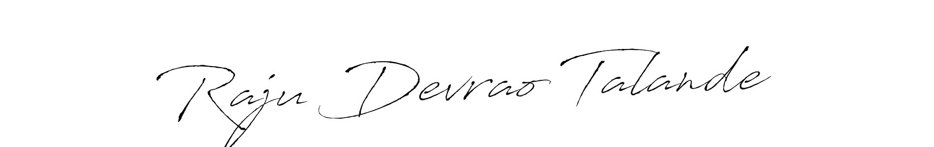 Use a signature maker to create a handwritten signature online. With this signature software, you can design (Antro_Vectra) your own signature for name Raju Devrao Talande. Raju Devrao Talande signature style 6 images and pictures png