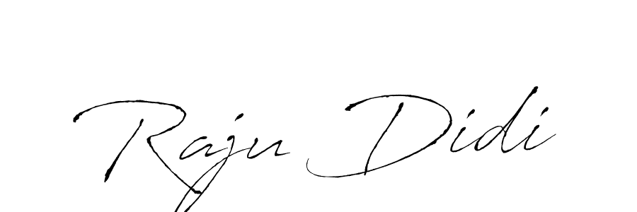 Use a signature maker to create a handwritten signature online. With this signature software, you can design (Antro_Vectra) your own signature for name Raju Didi. Raju Didi signature style 6 images and pictures png