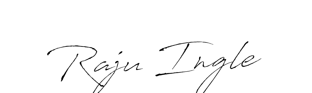 You should practise on your own different ways (Antro_Vectra) to write your name (Raju Ingle) in signature. don't let someone else do it for you. Raju Ingle signature style 6 images and pictures png