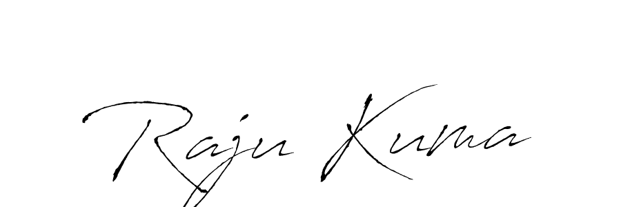 You should practise on your own different ways (Antro_Vectra) to write your name (Raju Kuma) in signature. don't let someone else do it for you. Raju Kuma signature style 6 images and pictures png