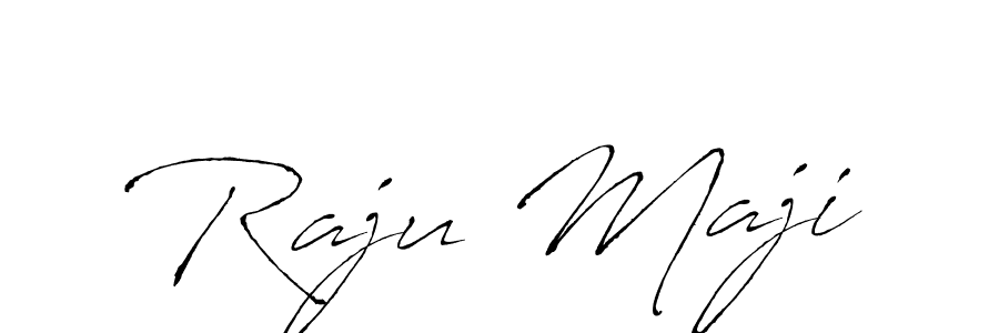 Also we have Raju Maji name is the best signature style. Create professional handwritten signature collection using Antro_Vectra autograph style. Raju Maji signature style 6 images and pictures png