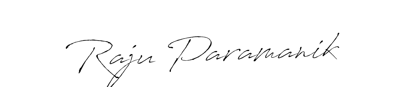 Raju Paramanik stylish signature style. Best Handwritten Sign (Antro_Vectra) for my name. Handwritten Signature Collection Ideas for my name Raju Paramanik. Raju Paramanik signature style 6 images and pictures png