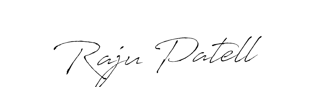 Raju Patell stylish signature style. Best Handwritten Sign (Antro_Vectra) for my name. Handwritten Signature Collection Ideas for my name Raju Patell. Raju Patell signature style 6 images and pictures png