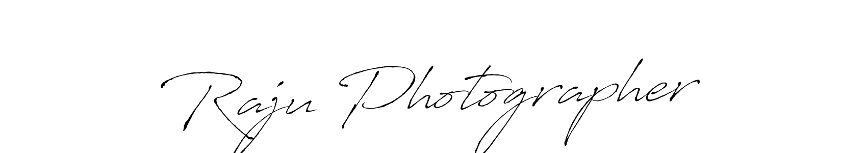 Design your own signature with our free online signature maker. With this signature software, you can create a handwritten (Antro_Vectra) signature for name Raju Photographer. Raju Photographer signature style 6 images and pictures png