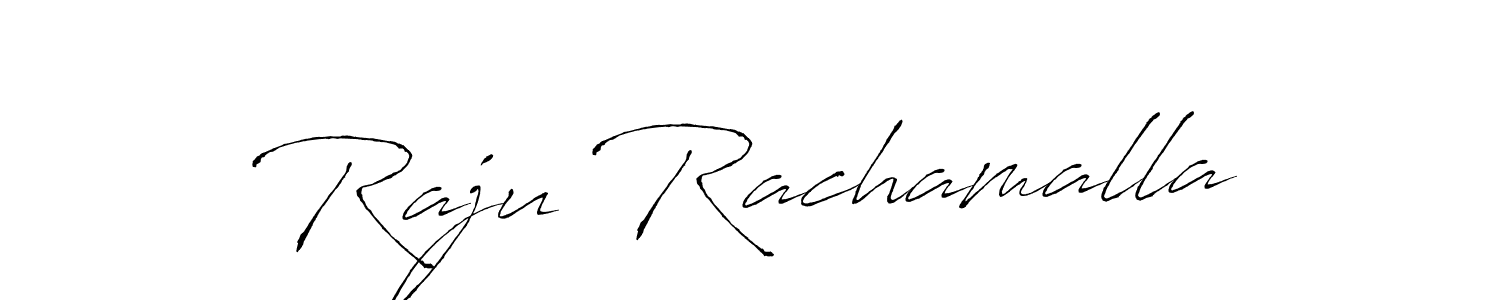 This is the best signature style for the Raju Rachamalla name. Also you like these signature font (Antro_Vectra). Mix name signature. Raju Rachamalla signature style 6 images and pictures png