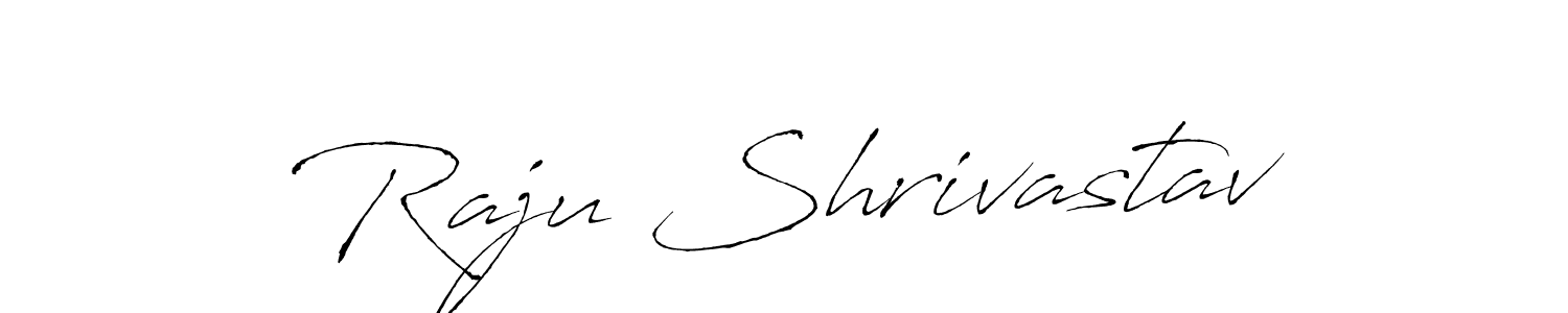 You should practise on your own different ways (Antro_Vectra) to write your name (Raju Shrivastav) in signature. don't let someone else do it for you. Raju Shrivastav signature style 6 images and pictures png
