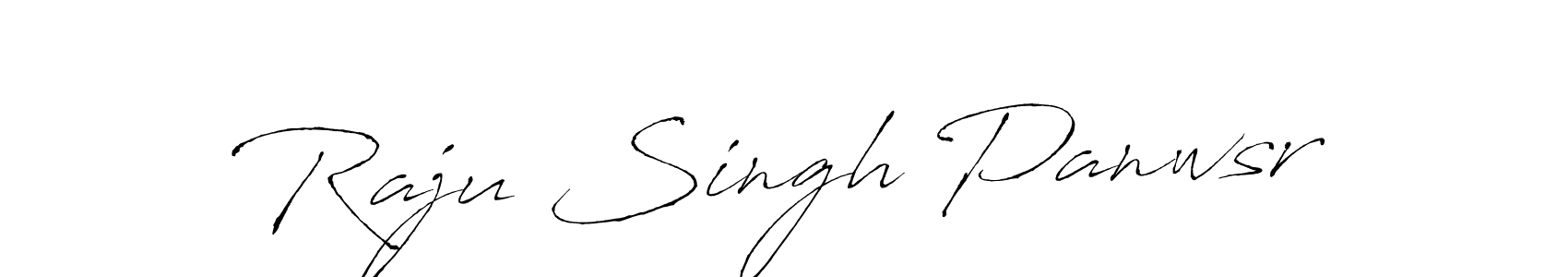 Create a beautiful signature design for name Raju Singh Panwsr. With this signature (Antro_Vectra) fonts, you can make a handwritten signature for free. Raju Singh Panwsr signature style 6 images and pictures png