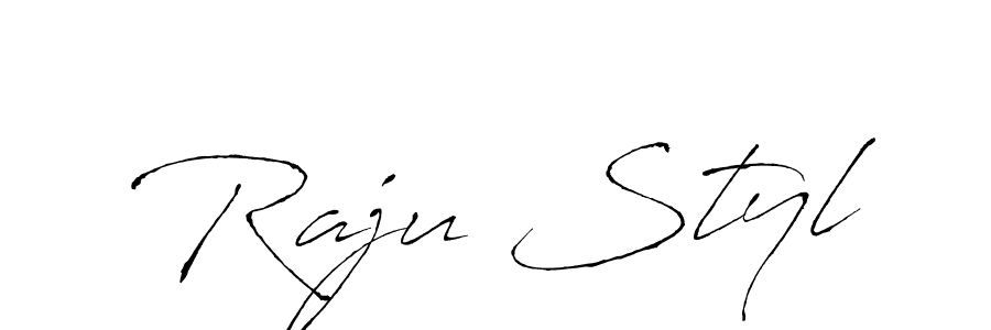 Design your own signature with our free online signature maker. With this signature software, you can create a handwritten (Antro_Vectra) signature for name Raju Styl. Raju Styl signature style 6 images and pictures png