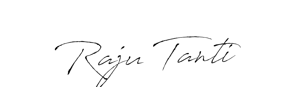 Similarly Antro_Vectra is the best handwritten signature design. Signature creator online .You can use it as an online autograph creator for name Raju Tanti. Raju Tanti signature style 6 images and pictures png