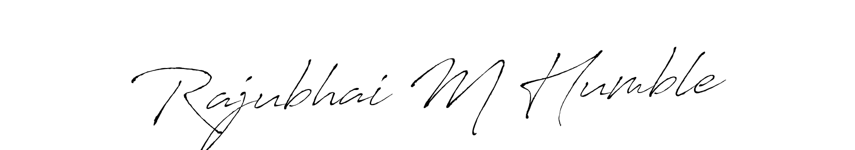 You can use this online signature creator to create a handwritten signature for the name Rajubhai M Humble. This is the best online autograph maker. Rajubhai M Humble signature style 6 images and pictures png