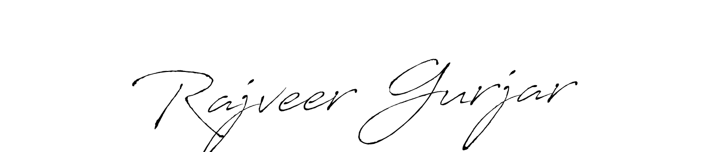 Rajveer Gurjar stylish signature style. Best Handwritten Sign (Antro_Vectra) for my name. Handwritten Signature Collection Ideas for my name Rajveer Gurjar. Rajveer Gurjar signature style 6 images and pictures png