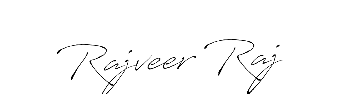 Create a beautiful signature design for name Rajveer Raj. With this signature (Antro_Vectra) fonts, you can make a handwritten signature for free. Rajveer Raj signature style 6 images and pictures png