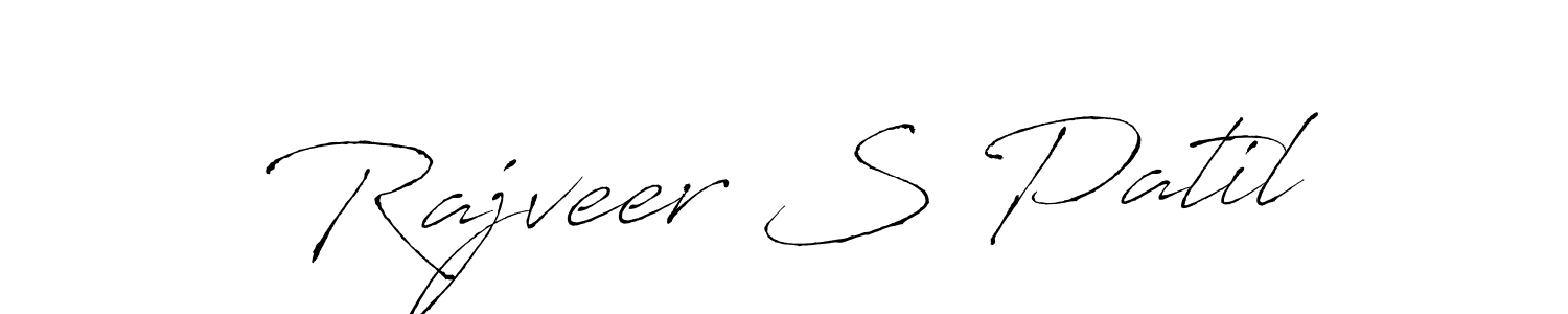 Also we have Rajveer S Patil name is the best signature style. Create professional handwritten signature collection using Antro_Vectra autograph style. Rajveer S Patil signature style 6 images and pictures png