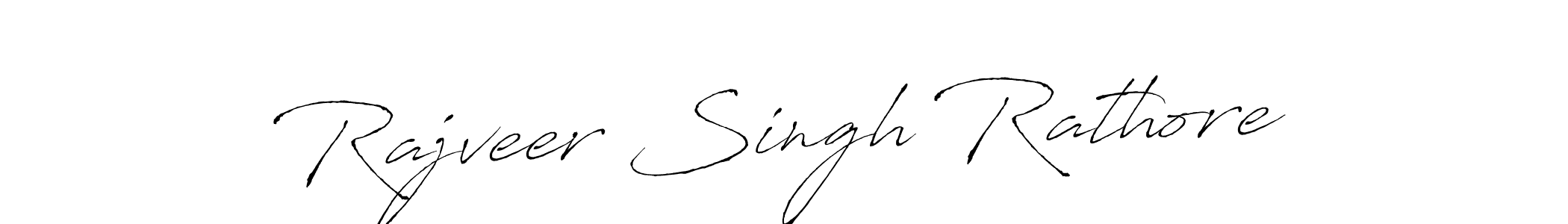Create a beautiful signature design for name Rajveer Singh Rathore. With this signature (Antro_Vectra) fonts, you can make a handwritten signature for free. Rajveer Singh Rathore signature style 6 images and pictures png