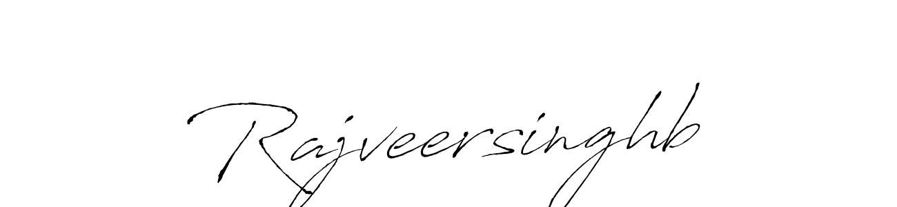 Make a beautiful signature design for name Rajveersinghb. With this signature (Antro_Vectra) style, you can create a handwritten signature for free. Rajveersinghb signature style 6 images and pictures png