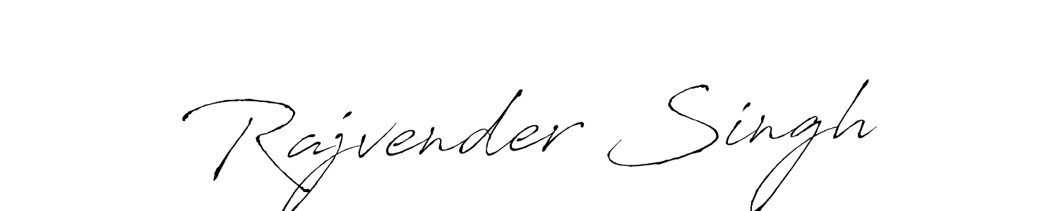 Use a signature maker to create a handwritten signature online. With this signature software, you can design (Antro_Vectra) your own signature for name Rajvender Singh. Rajvender Singh signature style 6 images and pictures png