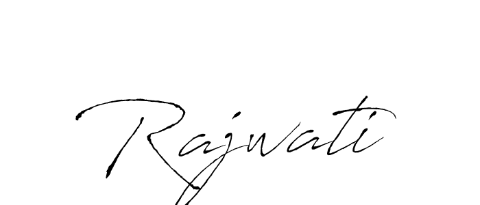 Rajwati stylish signature style. Best Handwritten Sign (Antro_Vectra) for my name. Handwritten Signature Collection Ideas for my name Rajwati. Rajwati signature style 6 images and pictures png
