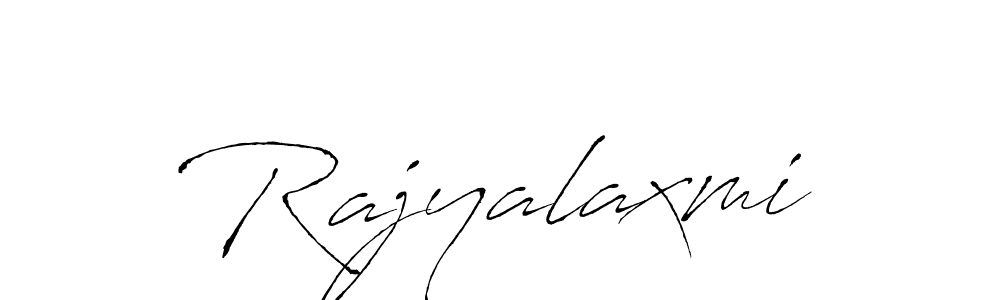 How to make Rajyalaxmi signature? Antro_Vectra is a professional autograph style. Create handwritten signature for Rajyalaxmi name. Rajyalaxmi signature style 6 images and pictures png
