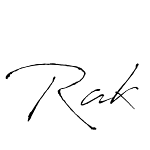 This is the best signature style for the Rak name. Also you like these signature font (Antro_Vectra). Mix name signature. Rak signature style 6 images and pictures png