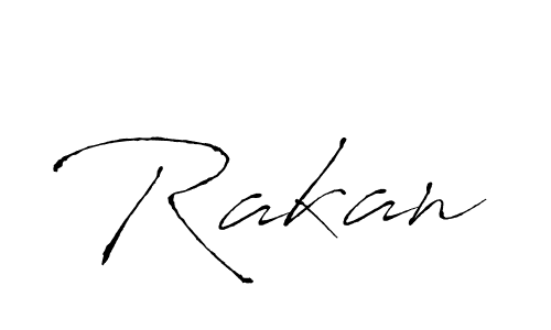 Make a beautiful signature design for name Rakan. Use this online signature maker to create a handwritten signature for free. Rakan signature style 6 images and pictures png